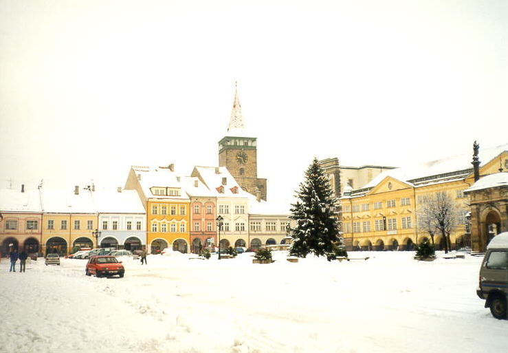 Zima na n�m�st�.