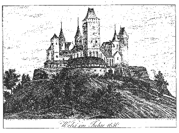 hrad Veliš – údajná podoba (118K)