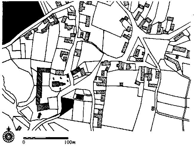 tvrz v Chotči – katastr