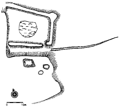 tvrz K�i��nky � pl�n