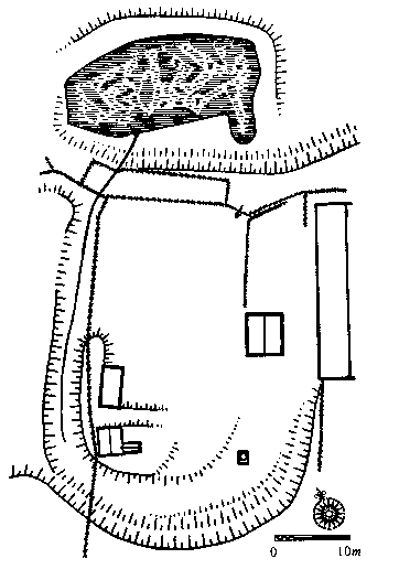 tvrz v Lavici � pl�n