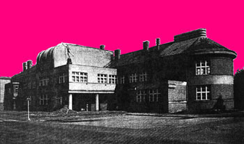 modernistic bussiness academy building by famous local architect čeněk musil (1930)